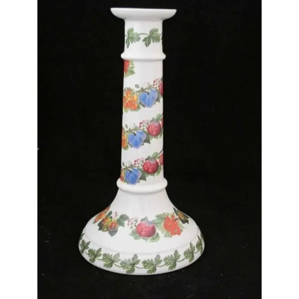 Portmeirion Pomona Tall Candlestick Holder‎ Candle Fruit